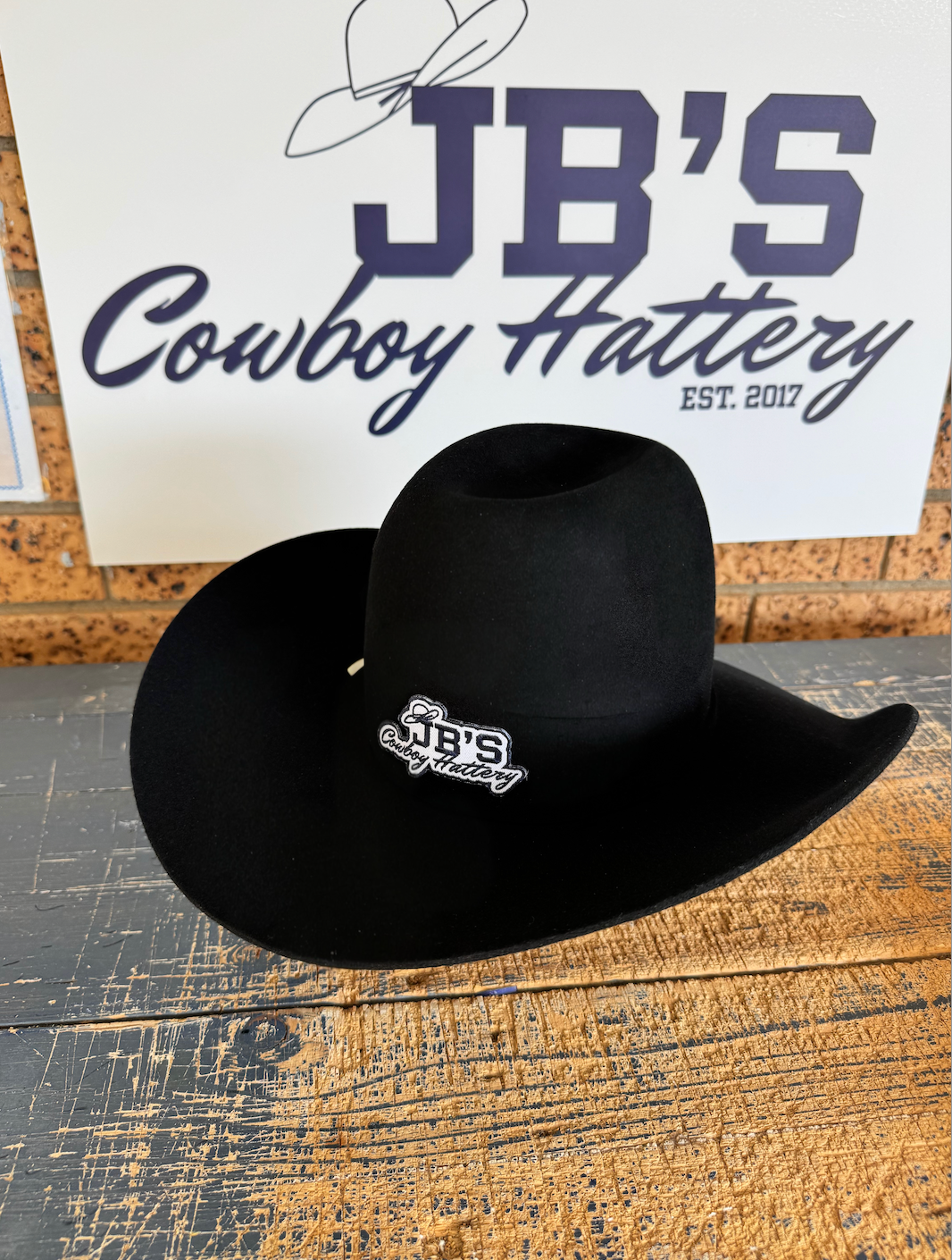 JB's Felt Hat- 7X Black | JB's Cowboy Hattery